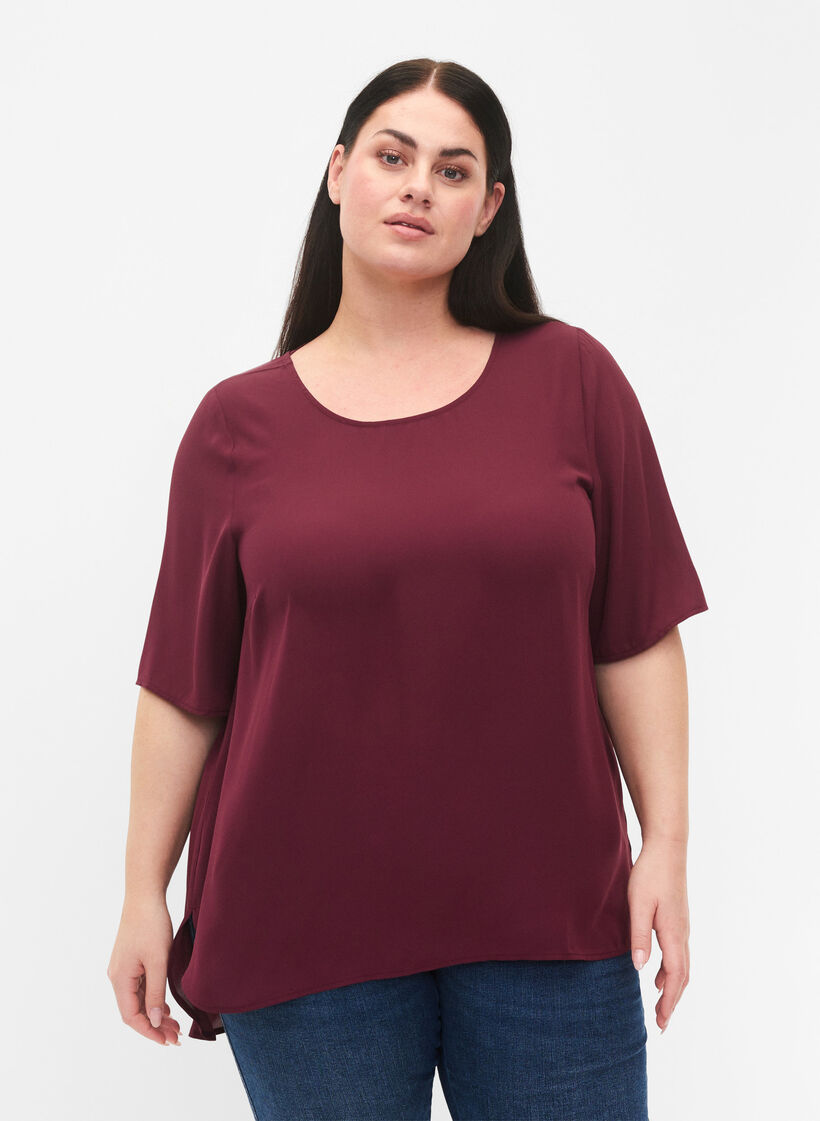 Blouse with cross on the back, Port Royal, Model image number 0