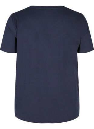 Short-sleeved cotton t-shirt, Night Sky SEQUINS , Packshot image number 1