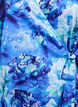 Floral wrap dress with 3/4 sleeves, Blue, Packshot image number 2