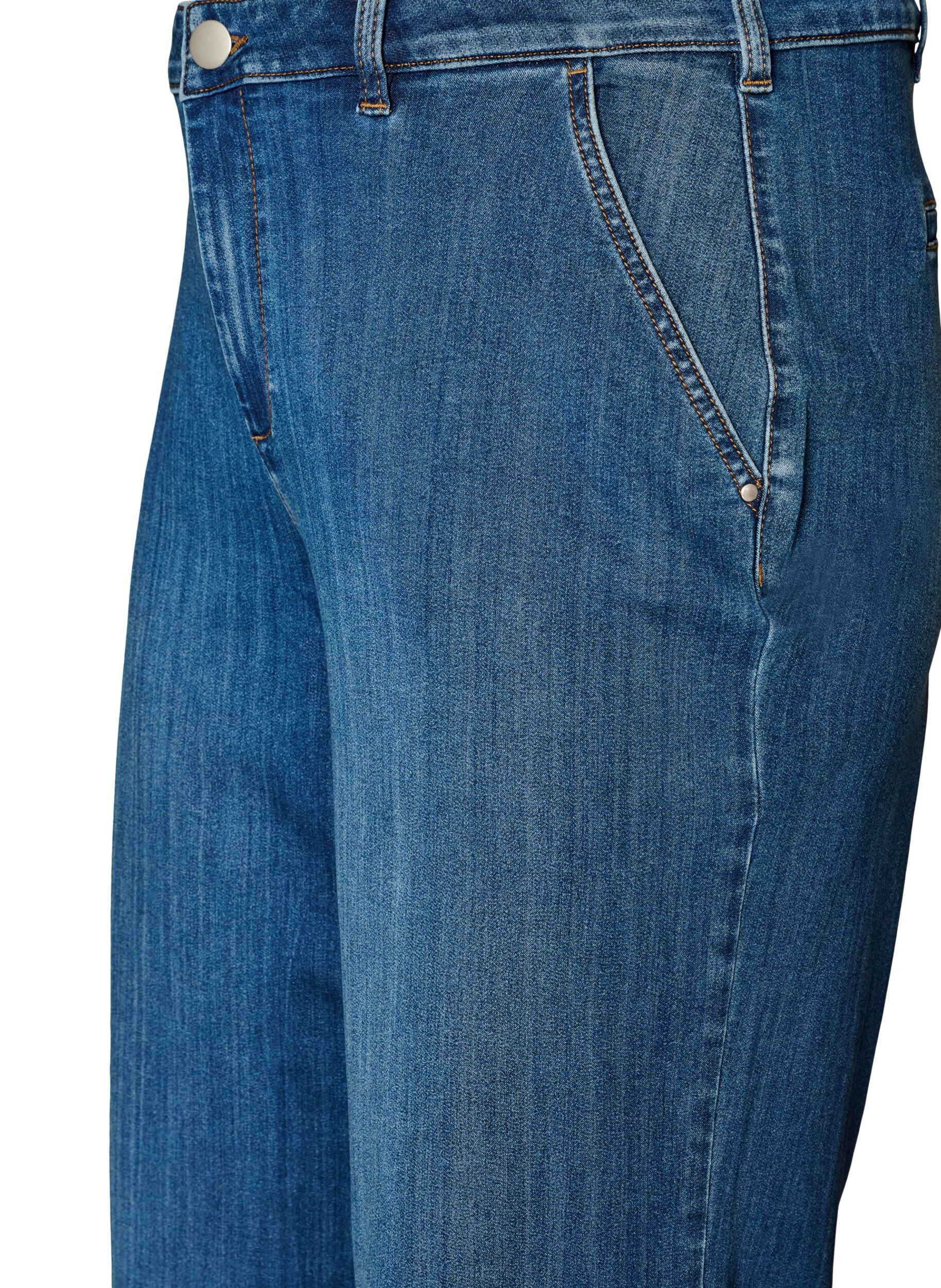 ZizzifashionWide fit Myra jeans with high waist, Blue, Packshot image number 2