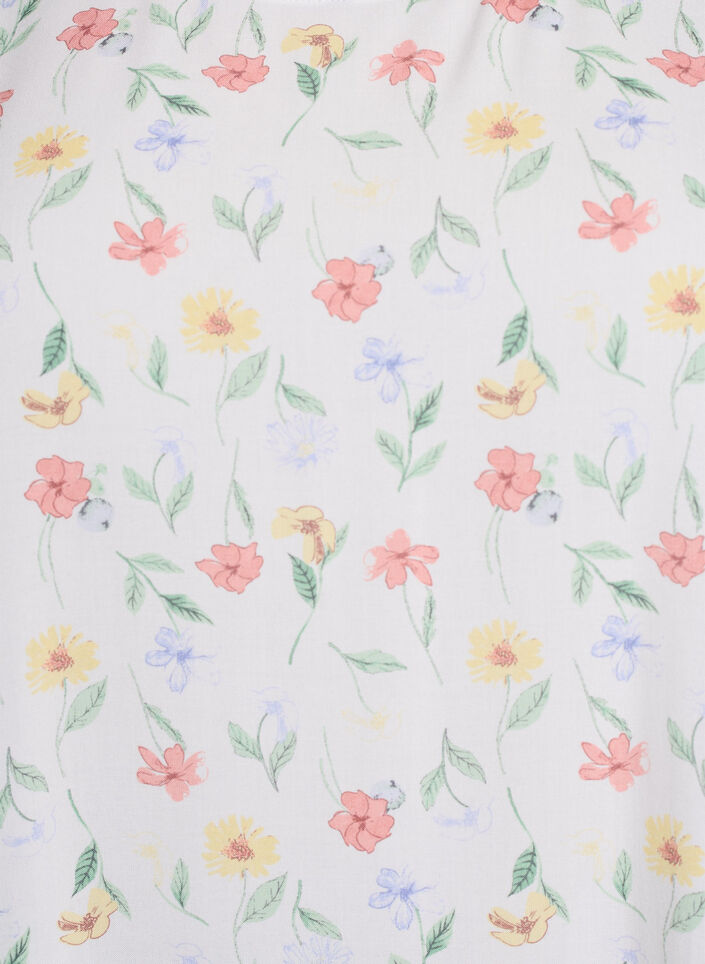 FLASH - Dress in viscose with cutline, White, Packshot image number 2