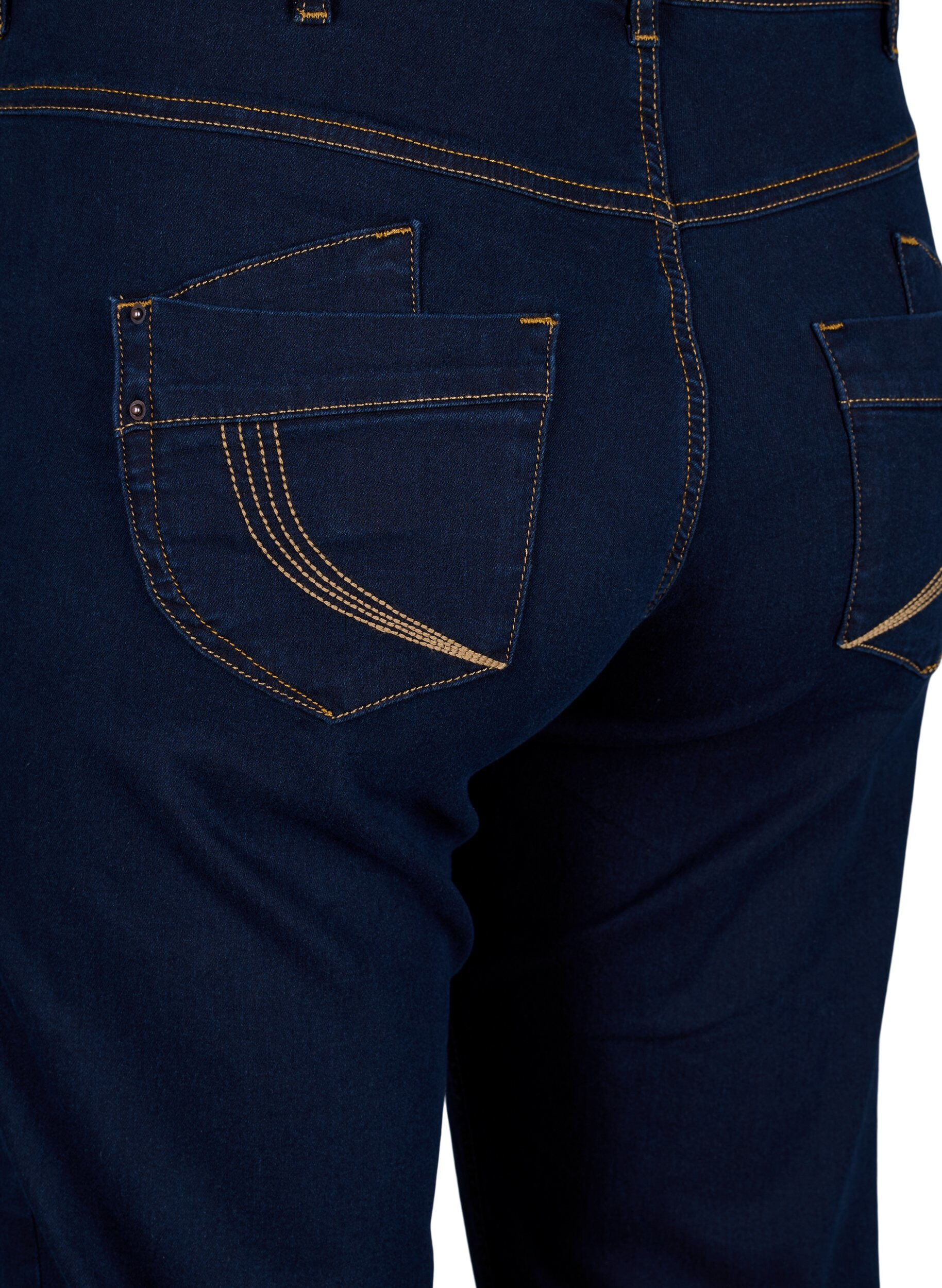 ZizzifashionRegular fit Gemma jeans with high waist, Blue, Packshot image number 3