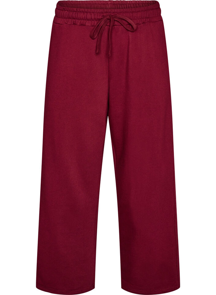 Sweatpants with pockets, Red, Packshot image number 0