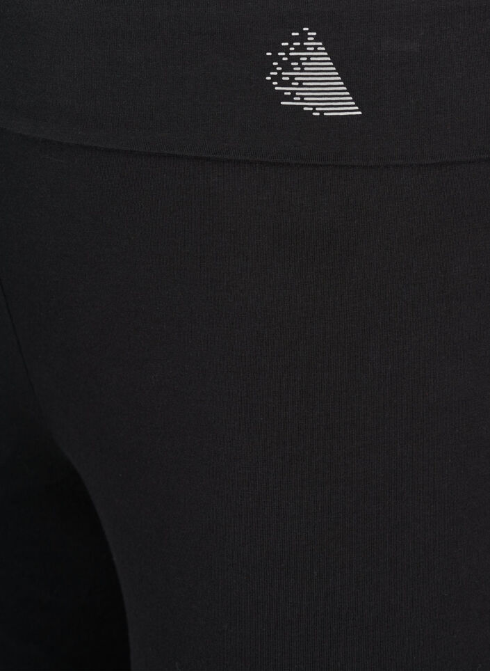 Sports trousers in cotton, Black, Packshot image number 2