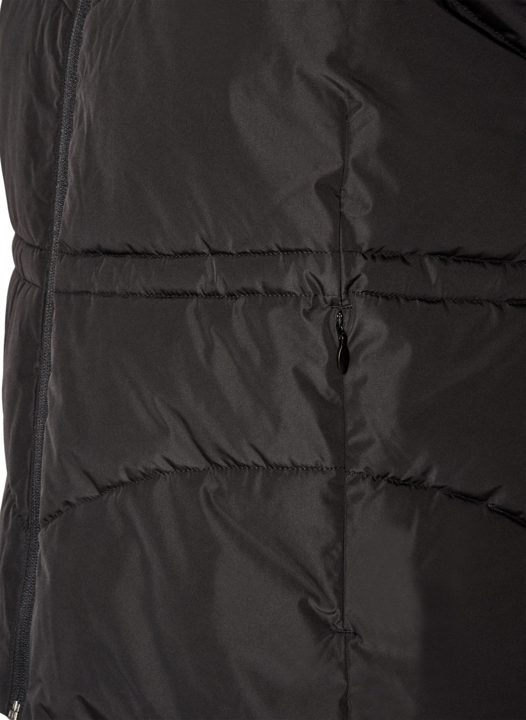 ZizzifashionPuffer gilet with adjustable waist, Black, Packshot image number 3