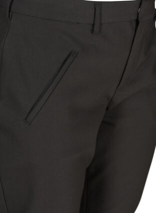 Classic cropped trousers, Black, Packshot image number 2