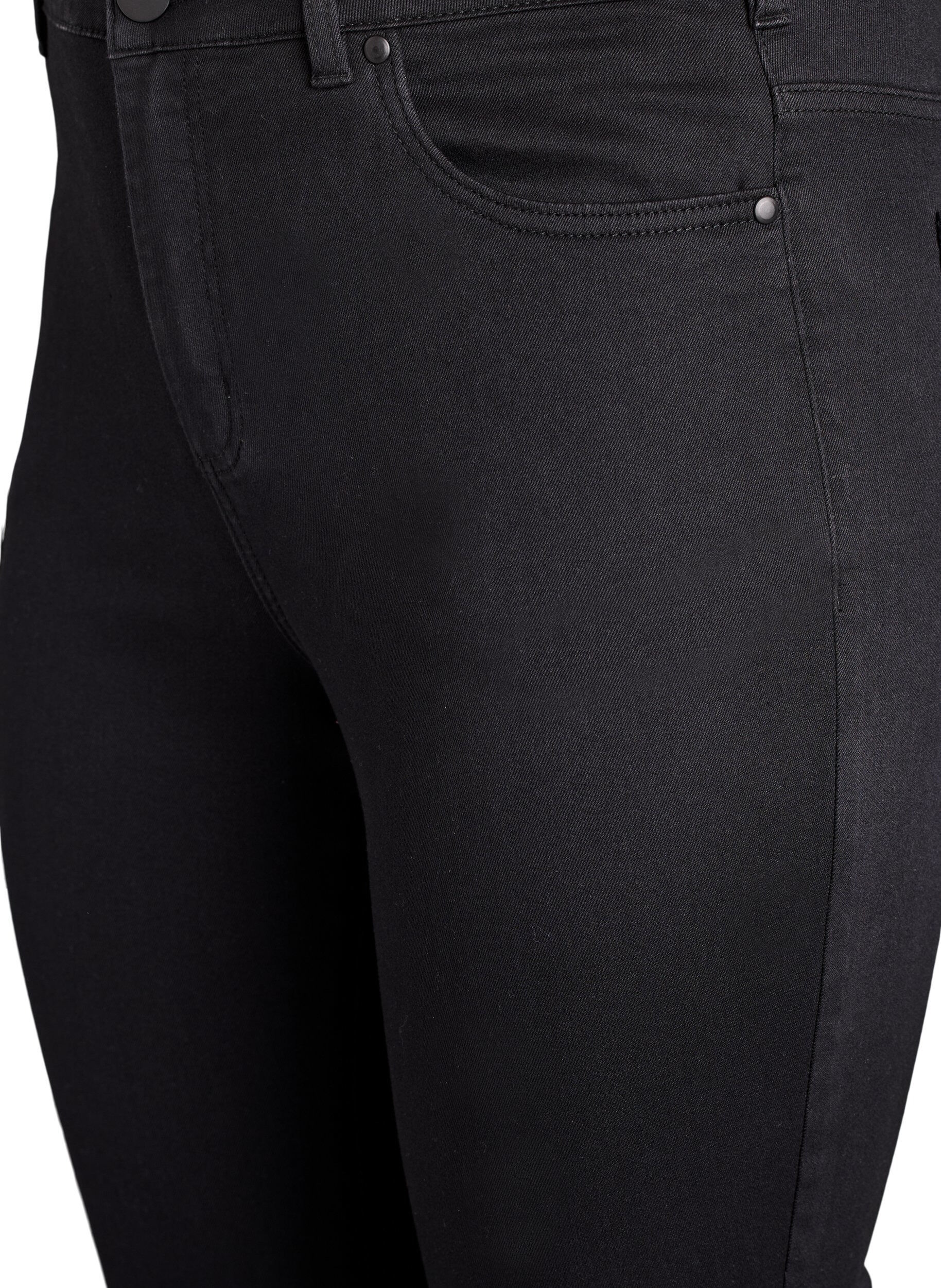 ZizzifashionSuper slim Amy jeans with high waist, Black, Packshot image number 2
