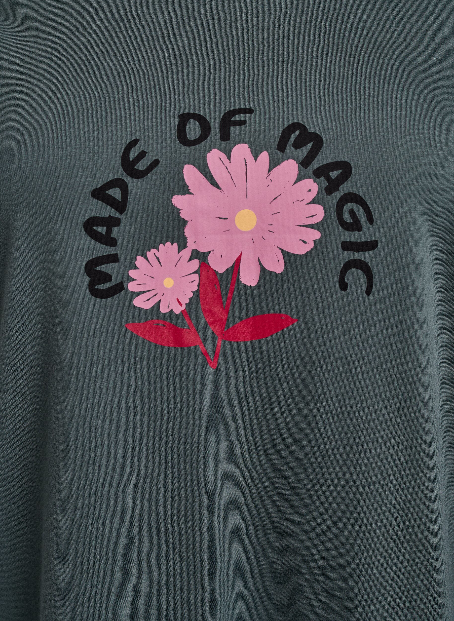 Zizzifashion FLASH - T-shirt with print, Green, Packshot image number 2