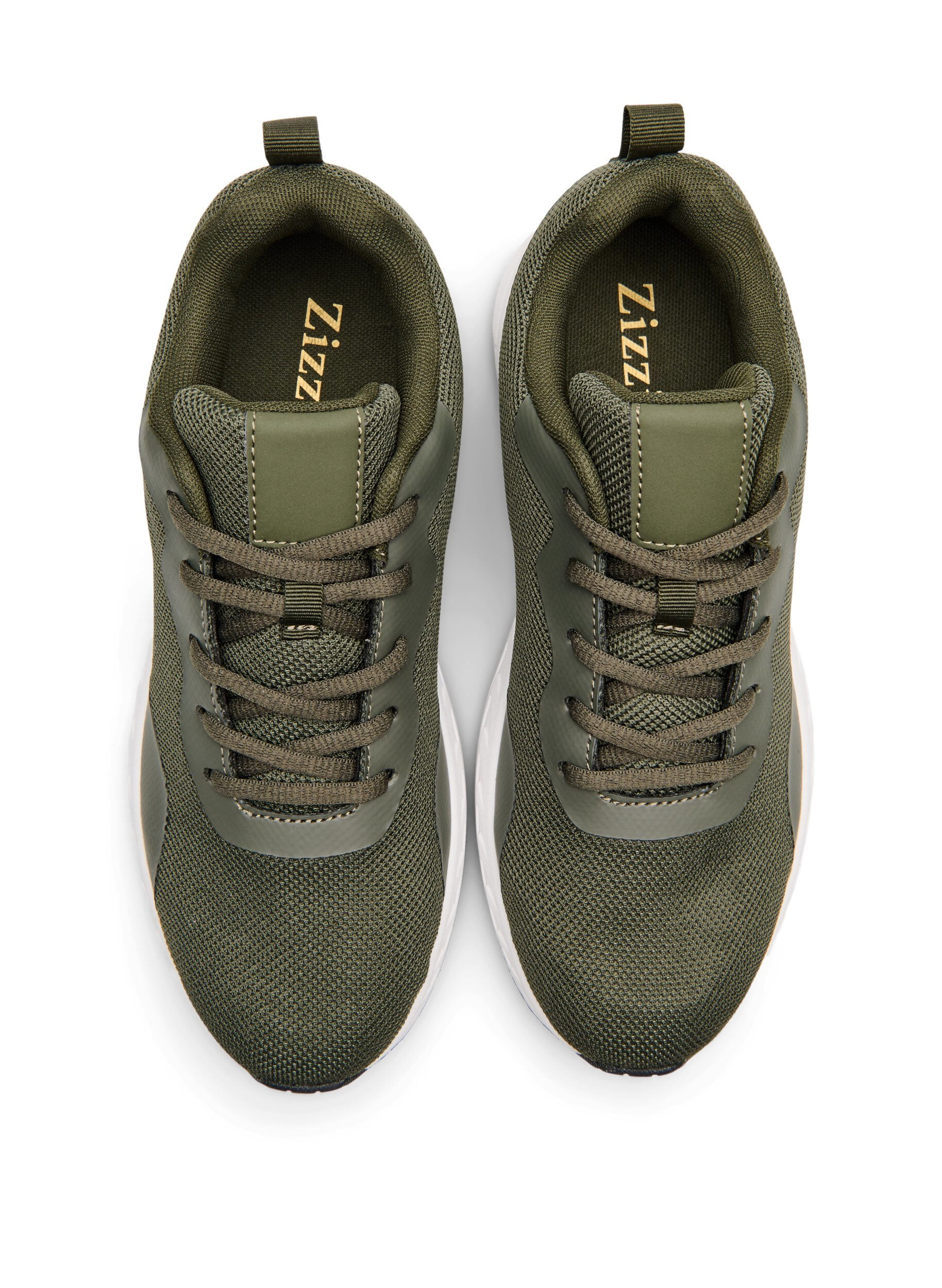 Zizzifashion Wide fit - Mesh sneakers, Green, Packshot image number 2