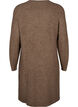 Long sleeved rib knit dress, Caribou Mel., Packshot image number 1