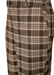 Checked trousers with wide legs, Brown, Packshot image number 2