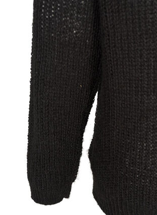 Knit blouse, Black, Packshot image number 3