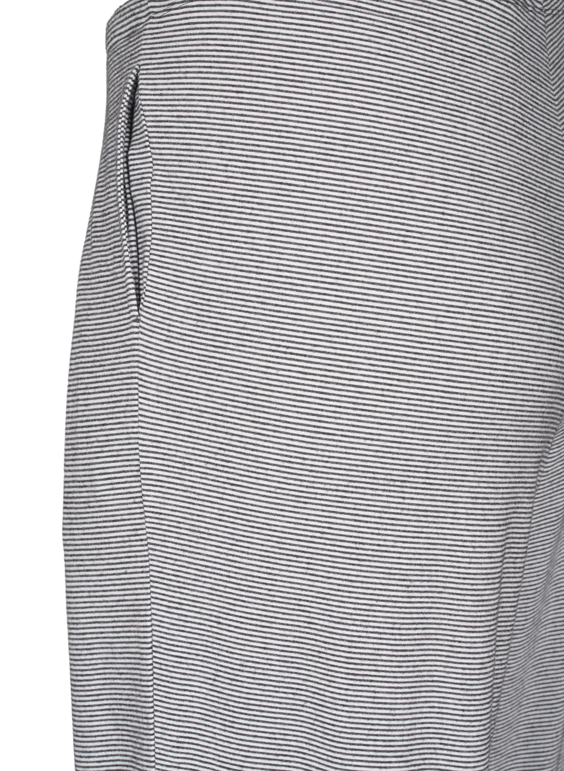 Zizzifashion Night trousers with pockets, Striped DGM , Packshot image number 3