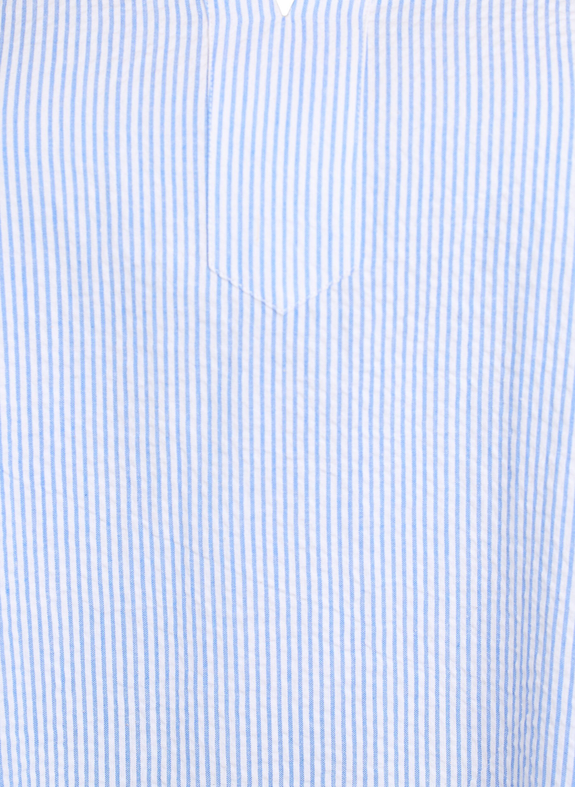 Zizzifashion Short striped dress with ruffles, Light Blue, Packshot image number 2