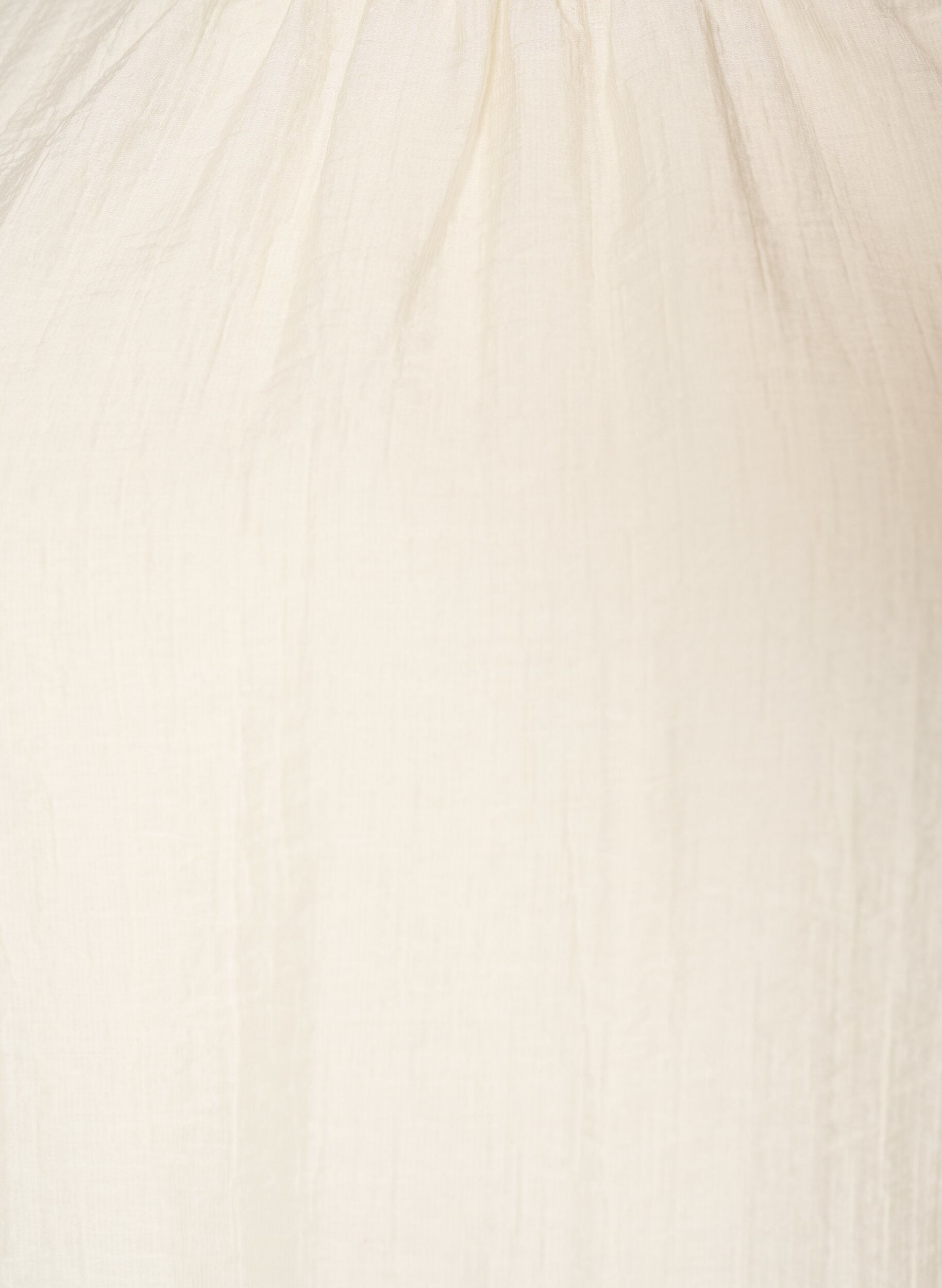 ZizzifashionBlouse with ruffles and balloon shape, Vanilla, Packshot image number 2
