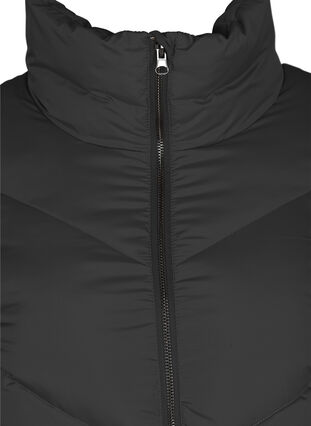Long high neck jacket, Black, Packshot image number 2