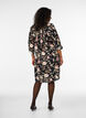 Long shirt in linen and viscose, Black, Model image number 2