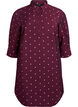 Short dress with collar and chest pocket, Red, Packshot image number 0