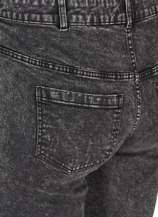 High waisted denim shorts, Grey Denim, Packshot image number 3