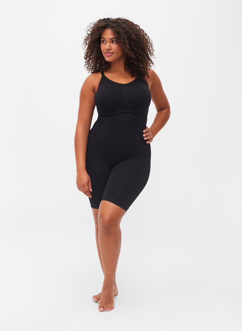 Shapewear bodysuit, Black, Model image number 1