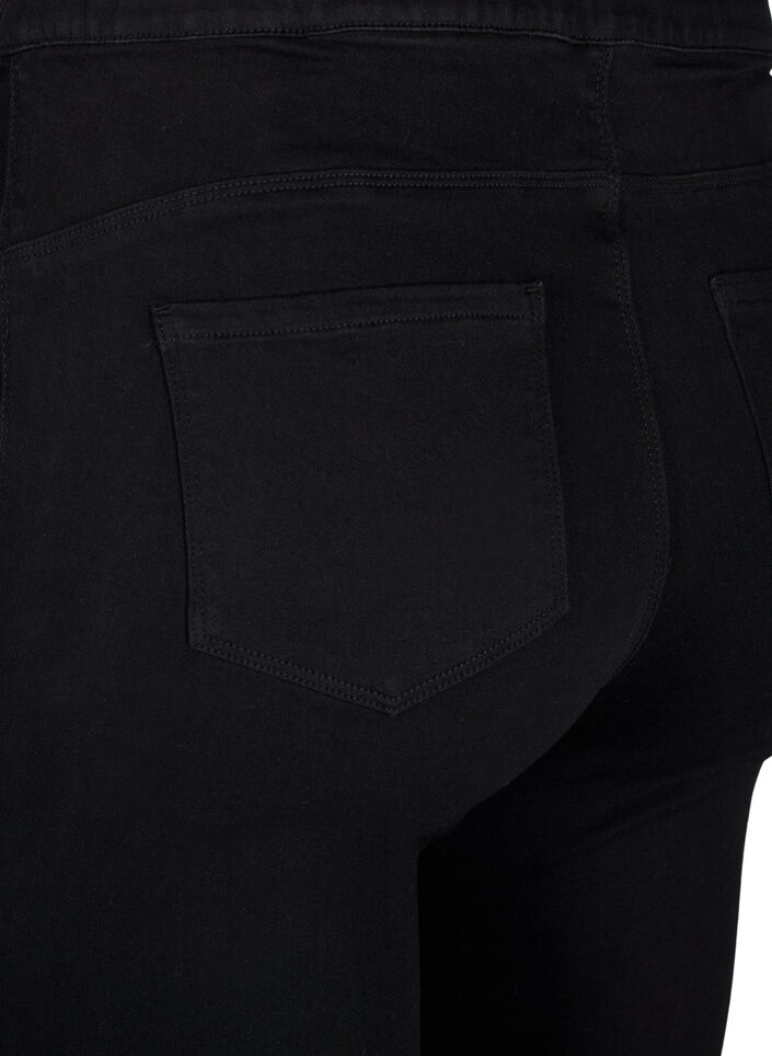 High-waisted jeggings, Black, Packshot image number 3