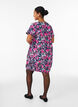 Short-sleeved cotton dress with print, Blue, Model image number 2