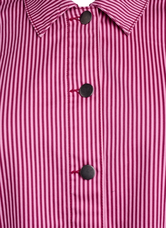 Striped shirt with pockets, Red, Packshot image number 2