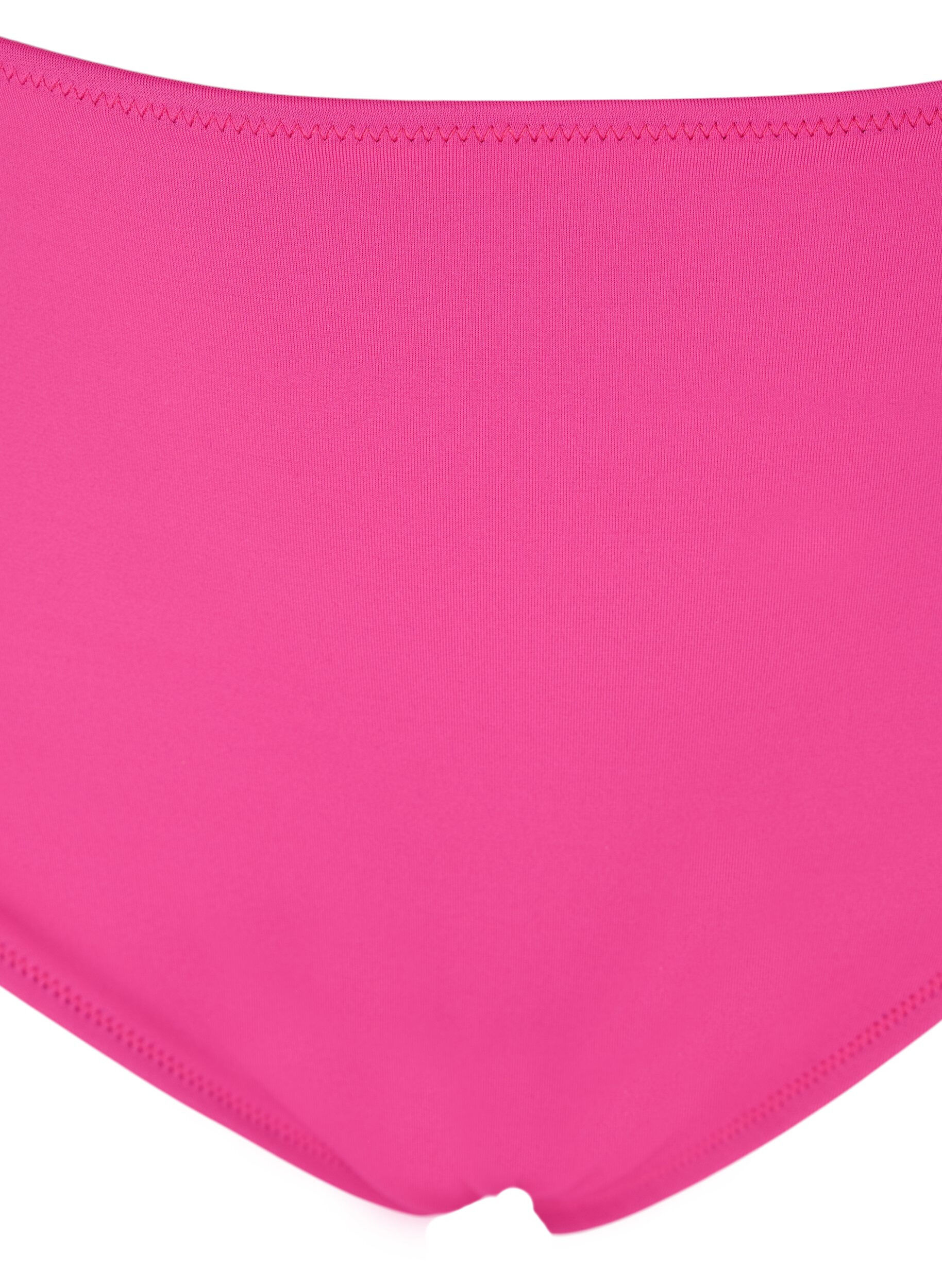 Zizzifashion High-waisted bikini bottoms, Pink, Packshot image number 2