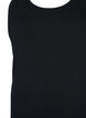 Cotton basic top, Black, Packshot image number 2
