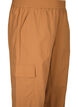Cargo pants with adjustable elastic drawstring, Sand, Packshot image number 2