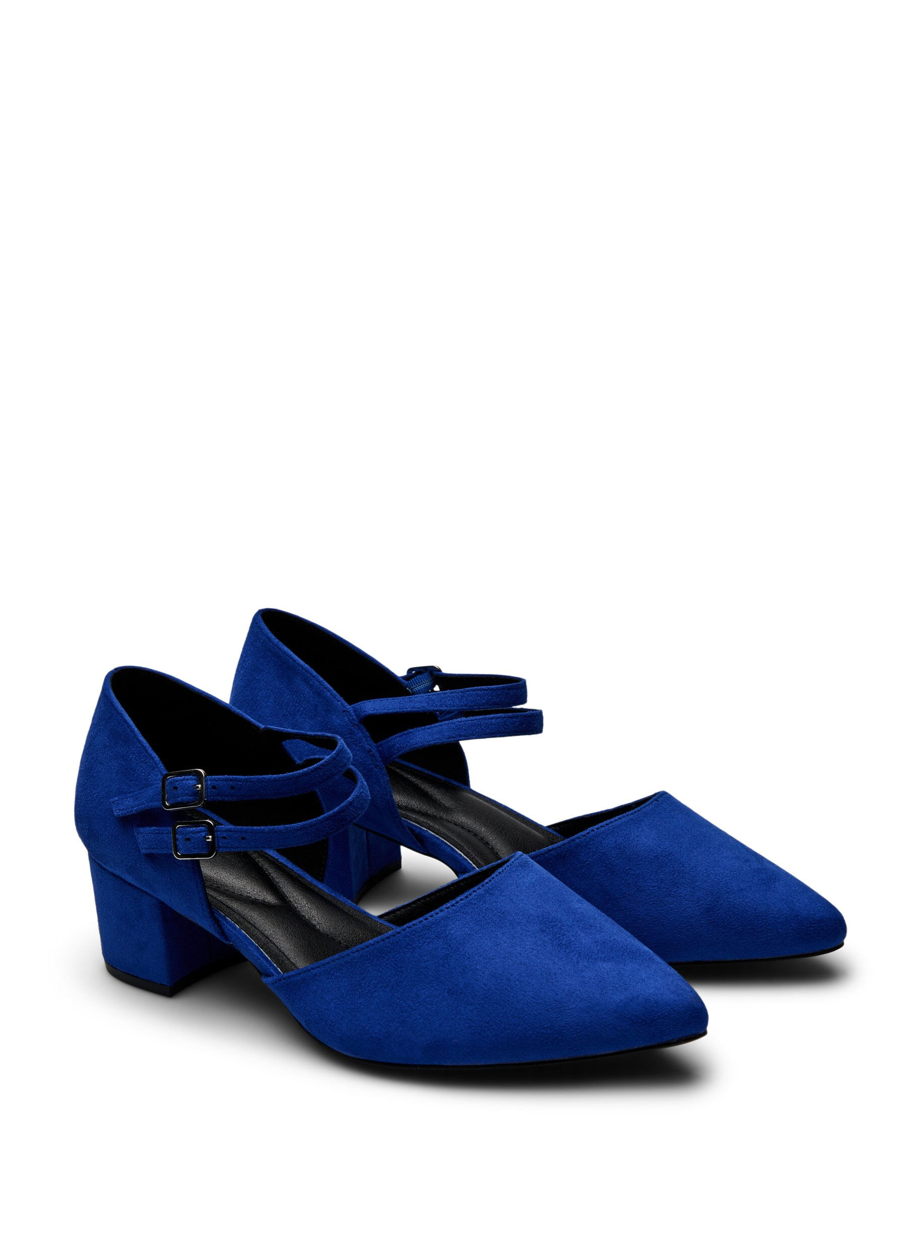 Zizzifashion Wide fit - Pumps with double straps, Blue, Packshot image number 1