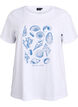 T-shirt with print detail, White, Packshot image number 0