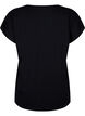 V-neck T-shirt with chest pocket, Black, Packshot image number 1