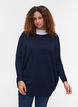 Knitted jumper with round neckline, Navy Blazer, Model image number 0