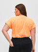 Neon colored cotton t-shirt, Coral, Model image number 2