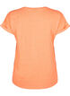 Neon colored cotton t-shirt, Coral, Packshot image number 1