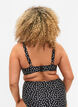 Printed bikini top, Black White Dot, Model image number 1