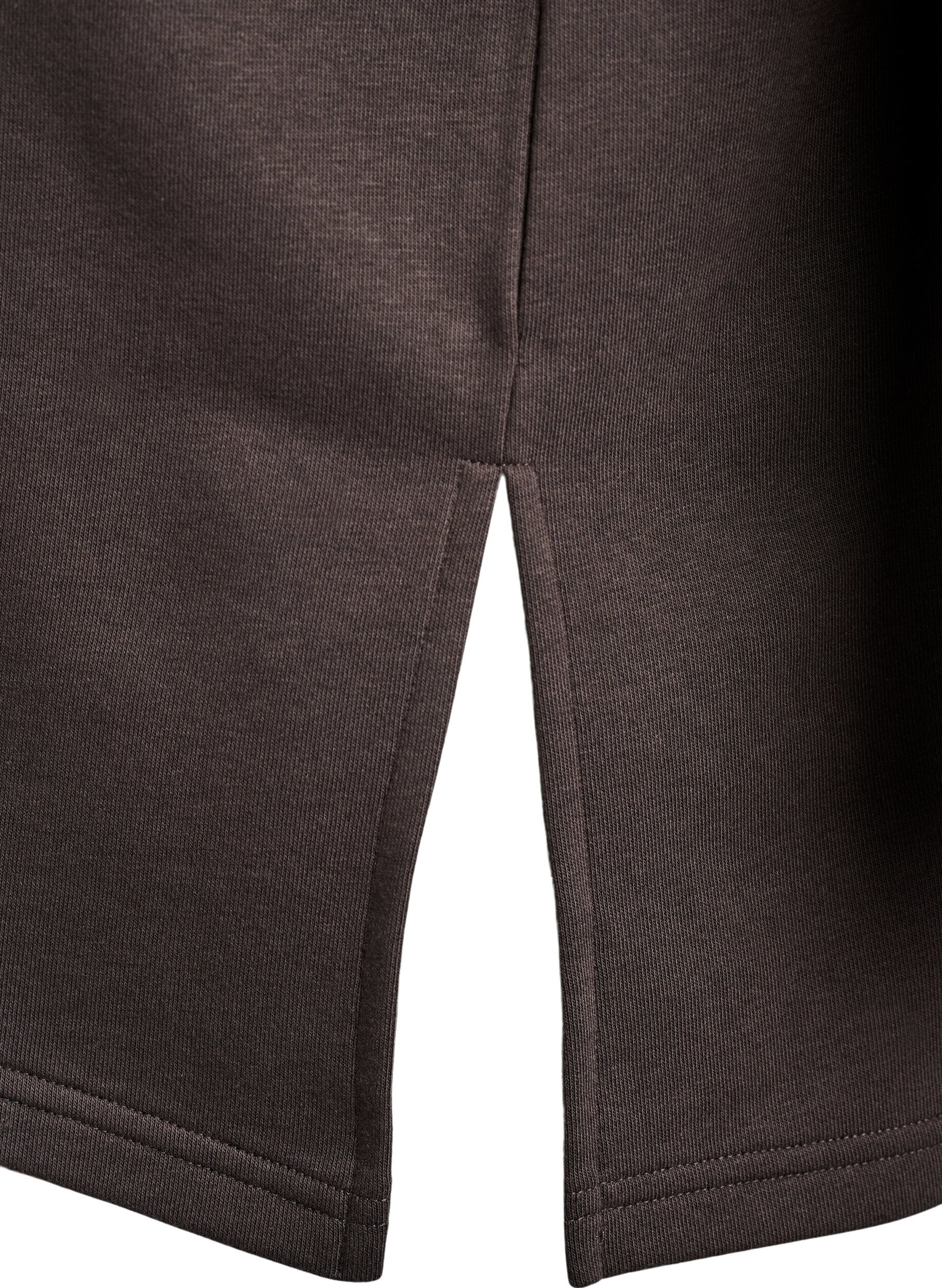 Zizzifashion Oversized sweat T-shirt, Brown, Packshot image number 3