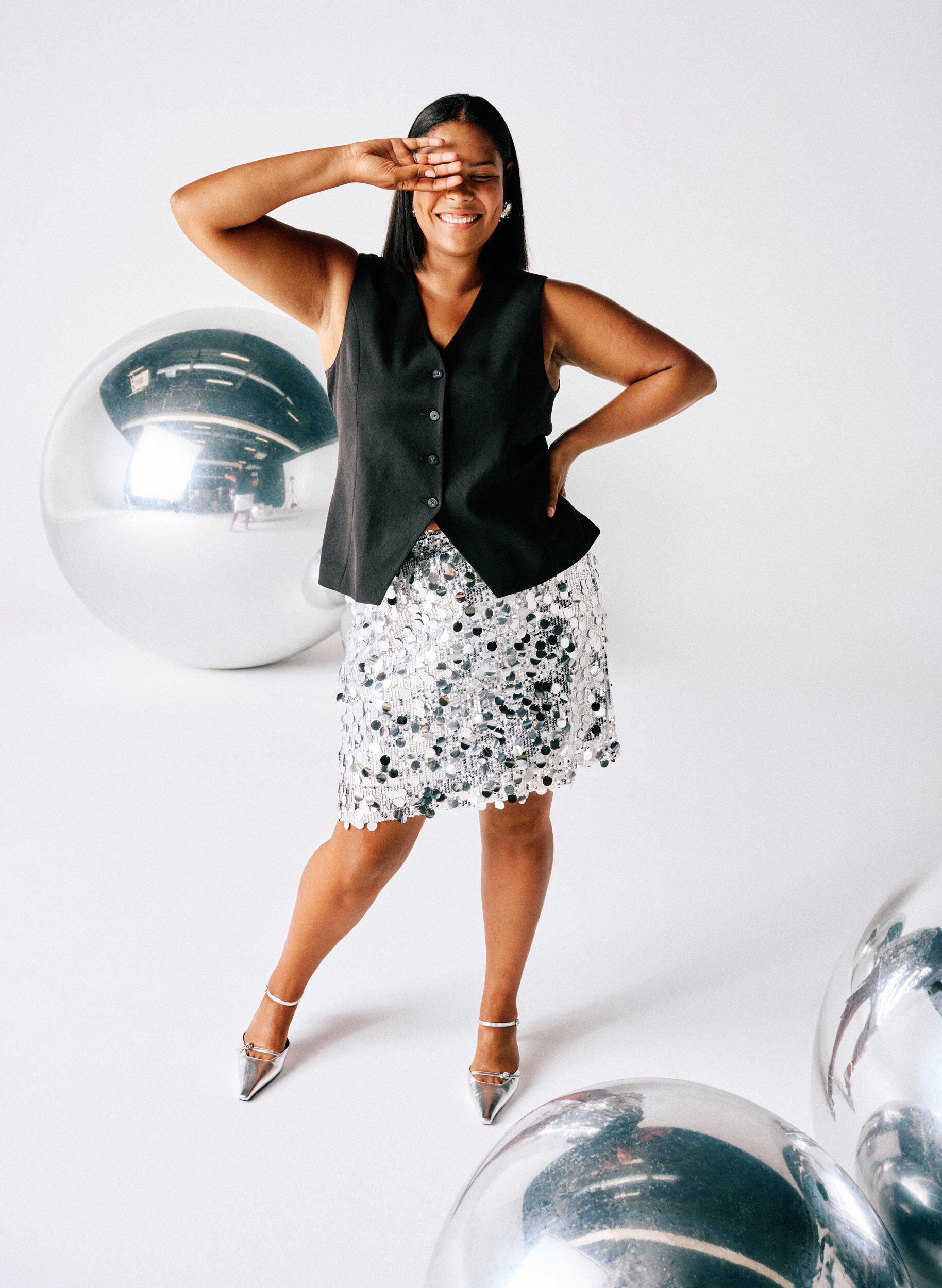 Zizzifashion Waistcoat with button closure, Black, Image image number 0