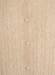 Cable knit cardigan with pearl buttons, Beige, Packshot image number 2