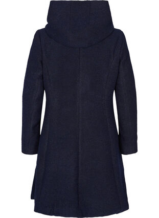 Long coat with wool, Night Sky Mel., Packshot image number 1