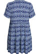 Patterned dress with panels, Blue, Packshot image number 1