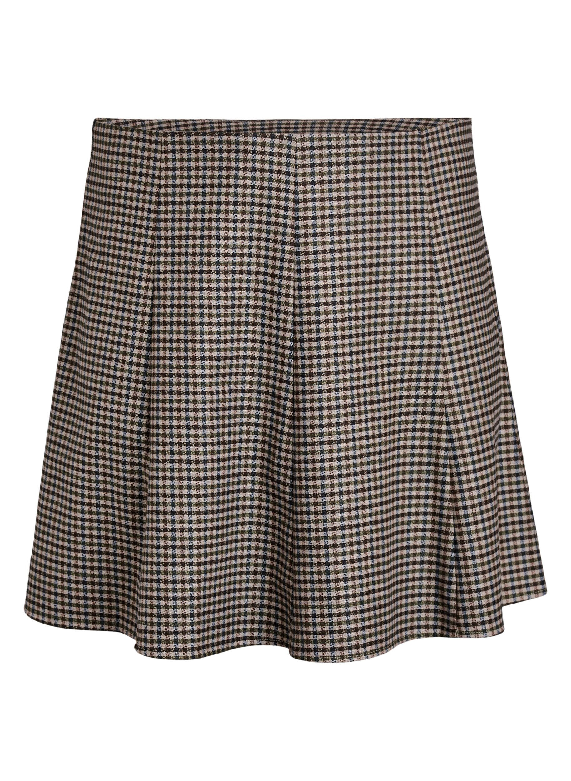 ZizzifashionShort A-line skirt, Brown, Packshot image number 0