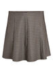 Short A-line skirt, Brown, Packshot image number 0