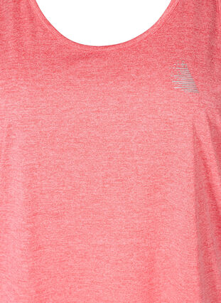 Sports top with round neckline, Calypso Coral, Packshot image number 2