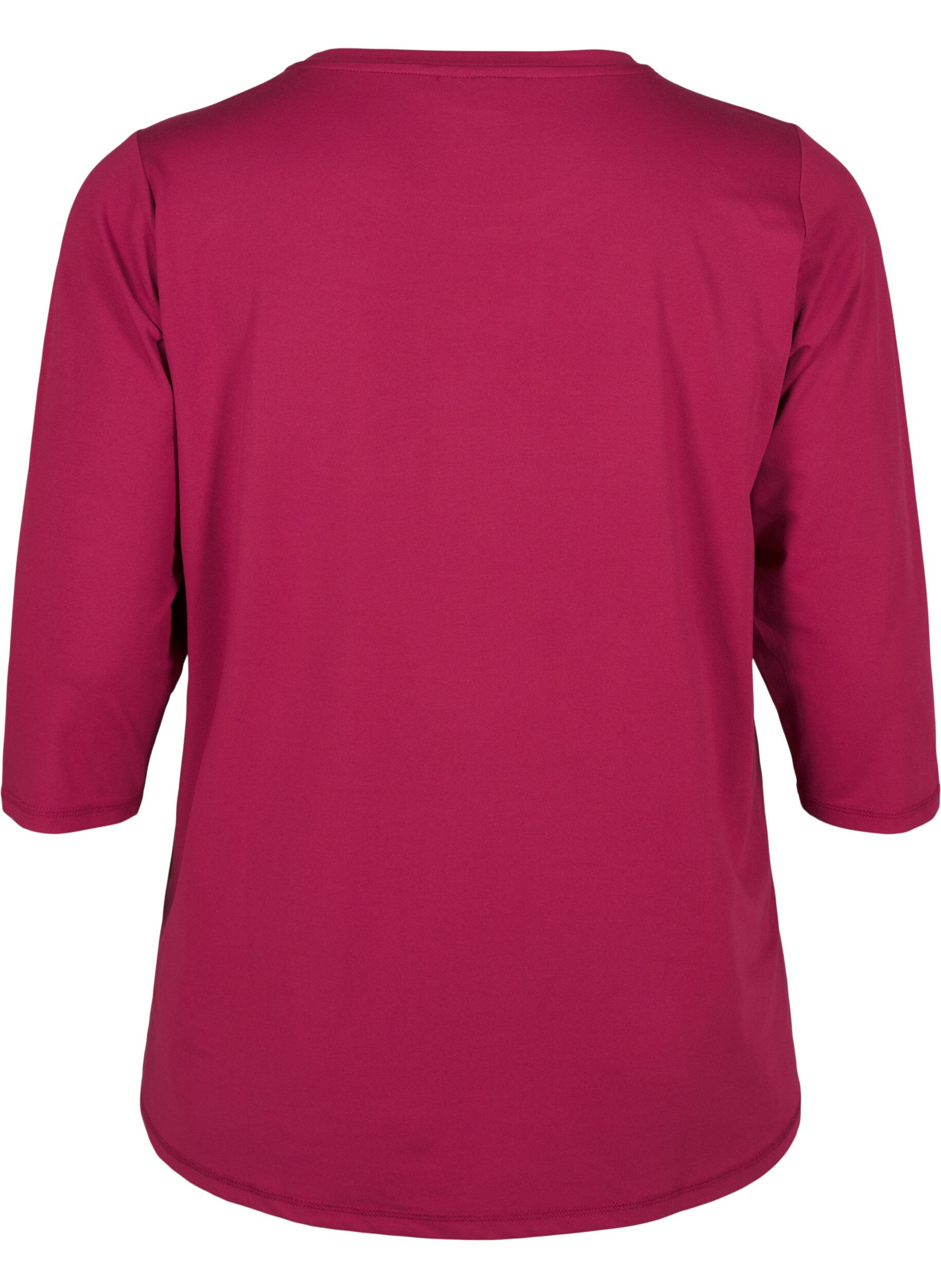 Zizzifashion Sports top with 3/4 sleeves, Red, Packshot image number 1