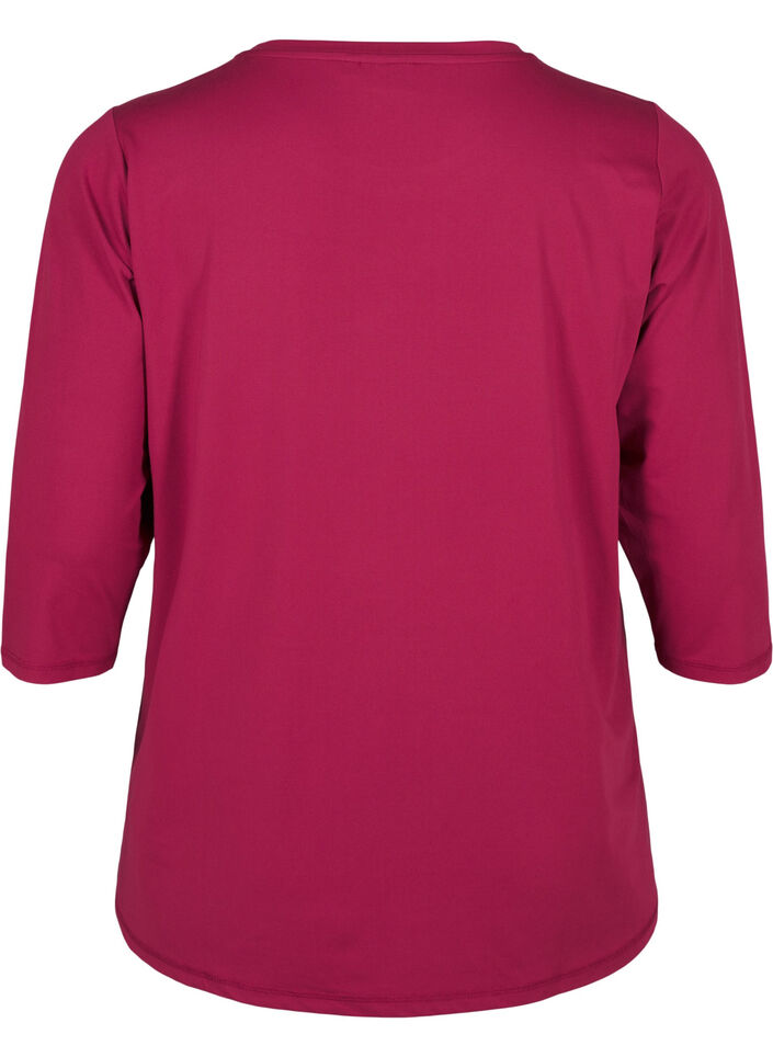 Training blouse with 3/4 sleeves, Red, Packshot image number 1