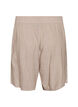 High-waisted linen and viscose shorts, Beige, Packshot image number 1