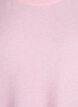 Loose knitted blouse with short sleeves, Rose, Packshot image number 2