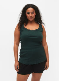 Top with lace trim, Scarab, Model